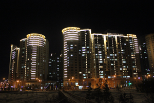 Điện hạ khu vực người dân hạng cao tại Nurhachi Highville, Kazakhstan.