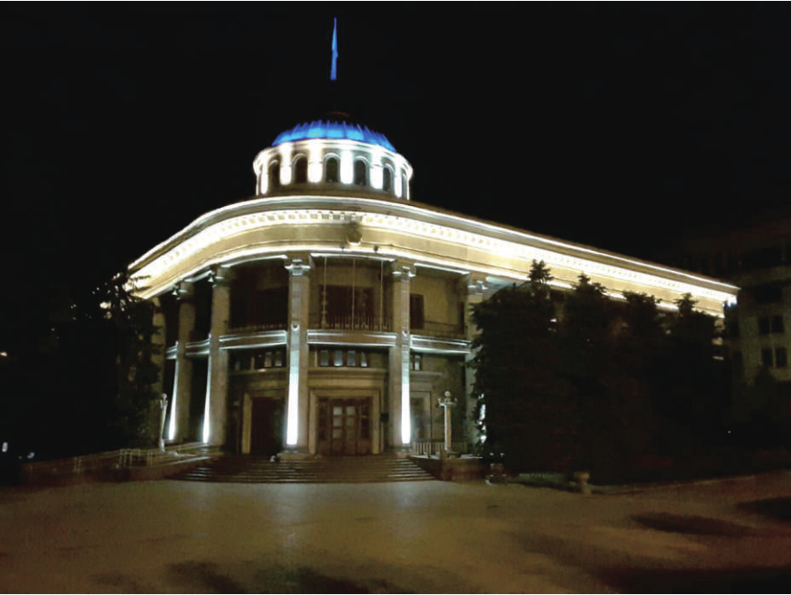 toà nhà chính phủ quận ở Kazakhstan.